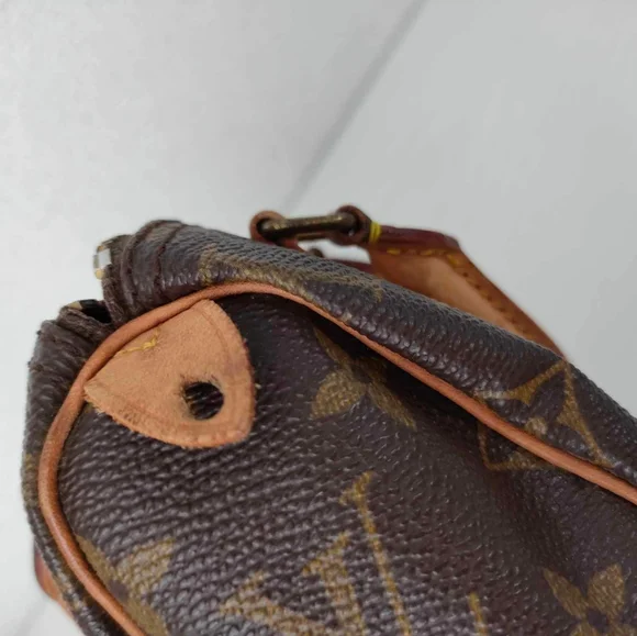 Louis Vuitton Monogram Mini Speedy Hand Bag Purse Old - Picture 11 of 16